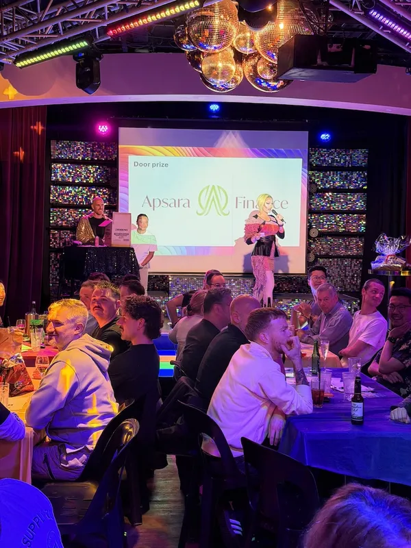 Club members at quiz night 2026